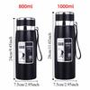 800/1000ml Sports Thermos Bottle Stainless Steel Creative Insulated Water Bottle Keeps Cold and Heat Heat-resistant