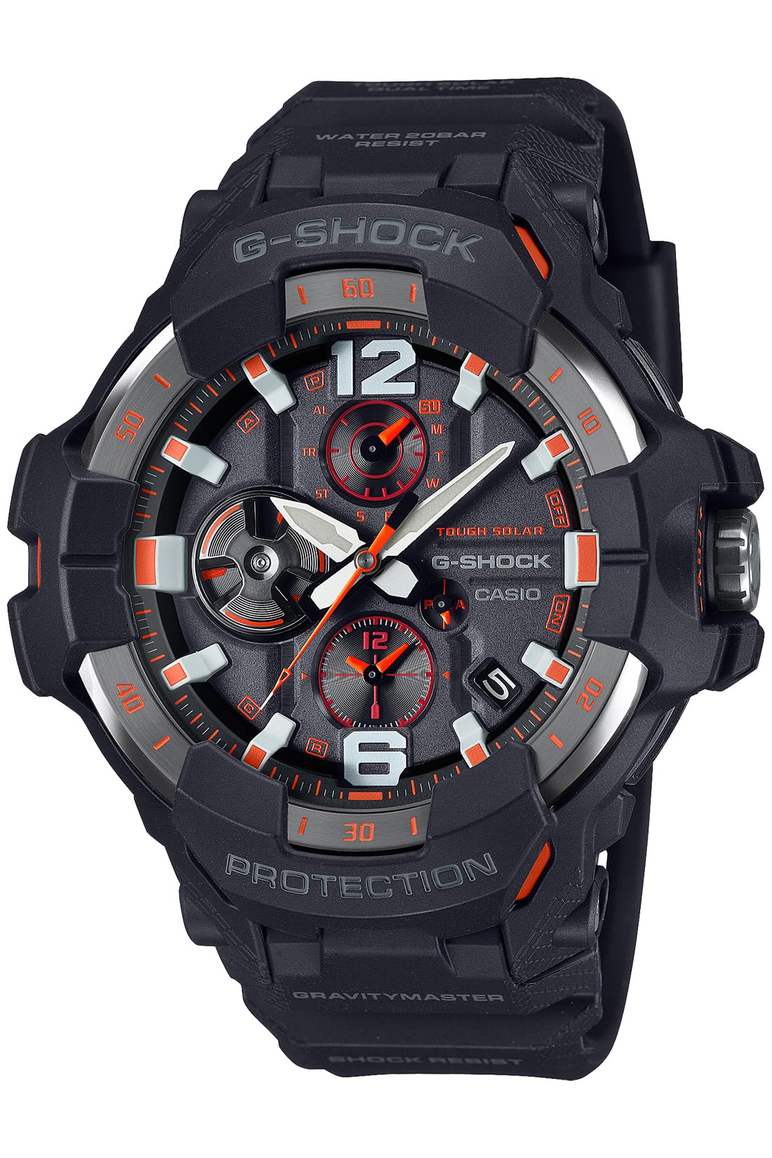 

Годинник оснащений Bluetooth Tough Solar Biomass Plastic Black [Casio] G-Shock []GRAVITYMASTER GR-B300-1A4JF Чоловічі