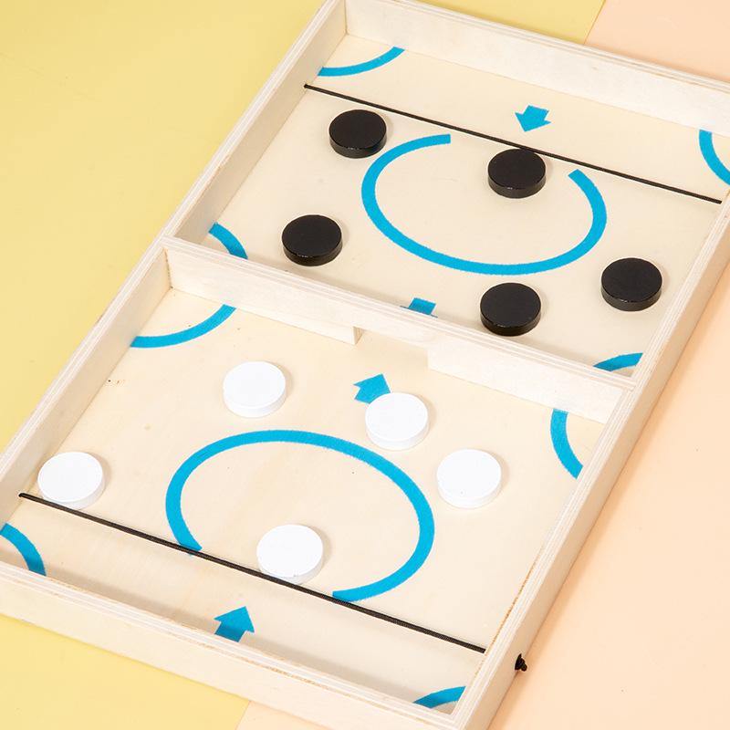 

Деревянные прыгающие шахматы: Интерактивная настольная игра для родителей и детей 35.5*22.5*3.2 cm