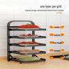 Foldable Wall-Mounted Multi-Layer Kitchen Prep Organizer