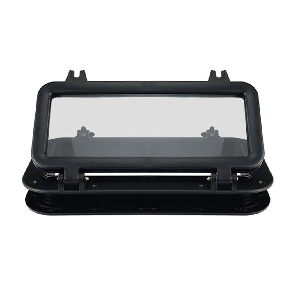 

Иллюминатор RV Открывающееся окно Люк Иллюминатор Прямоугольные люки Морской Лодка Яхта Квадратный иллюминатор чёрный