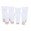 3Pcs 50/100Ml White Empty Cosmetic Squeeze Tubes Travel Dispensing Tubes Refillable Containers For Lotion Cream Facial Cleaner