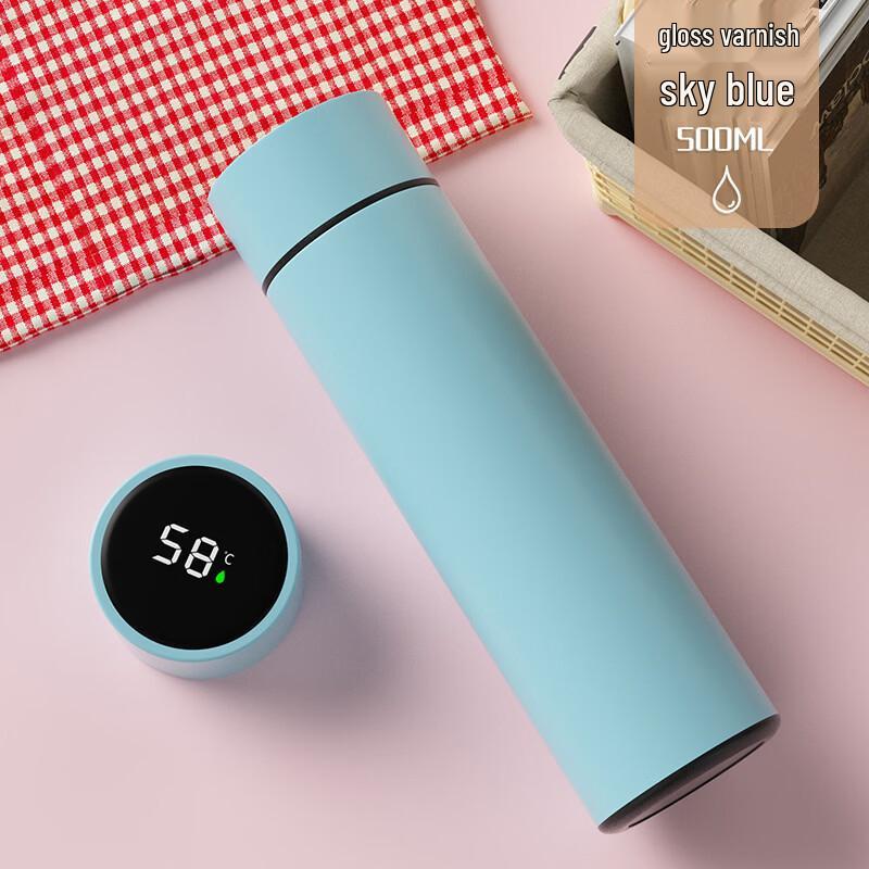 OLOEY Smart Vacuum Insulated Thermos