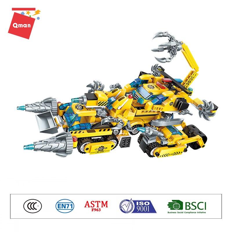 1408 Educational Intelligent Toy Fighter Weapons Aircraft Aquipment 8 In 1 Building Blocks Children's Present