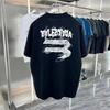 Sommer Neue Handgemalte Buchstaben Druck Kurzarm Herren Mode Marke Halbarm Herren und Damen Locker Freizeit T-Shirt