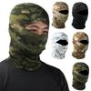 Kamuflaż kominiarka czapka kominiarka narciarska kolarstwo pełna osłona na twarz zimowa szyja ocieplacz na głowę taktyczna czapka airsoft pod kask