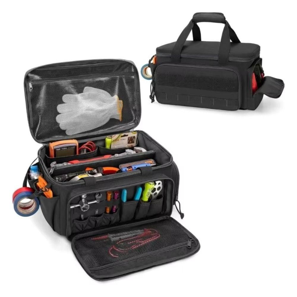 Oxford Cloth Electrician Tool Tote Bag Wear-Resistant Garden Tool Handbag  Handyman
