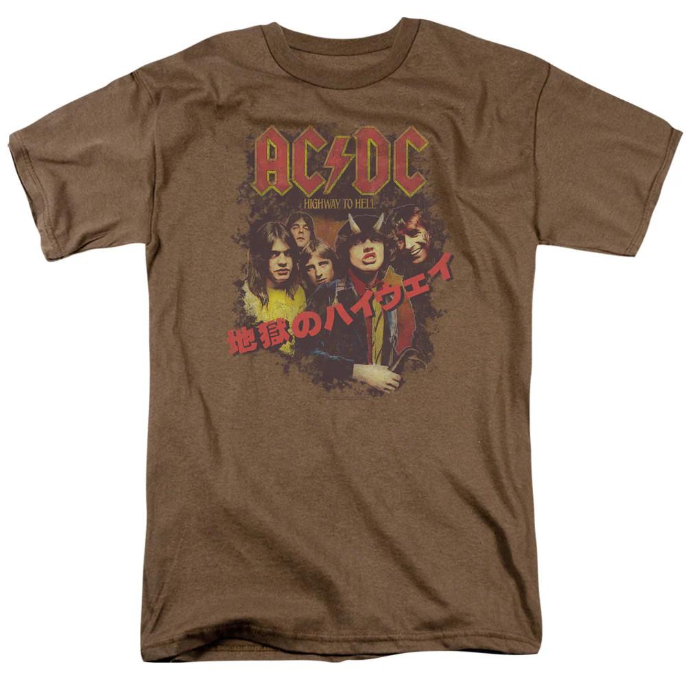 AC/DC Highway Kanji Mens T Shirt Safari Green Unisex T-Shirt XXL