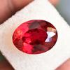 Natural Red Ruby Loose Gemstone 13 Ct Oval Shape for Housewarming for Jewelry Making and Crafts