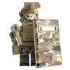 Ninja Warrior Superhero Doll With Weapon Single Building Block Assembly Toy