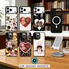 Cute M-Monchhichis Phone Case For iPhone 17,16,15,14,13,12,Pro,Max For Magsafe Magnetic Wireless Charging