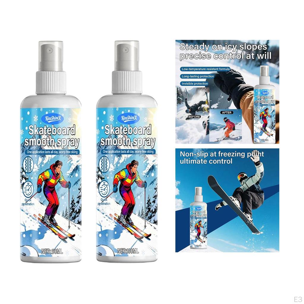 Snowboard Glattspray Robust Kompakt Skifahren Wartungszubehör für Park-Anfänger