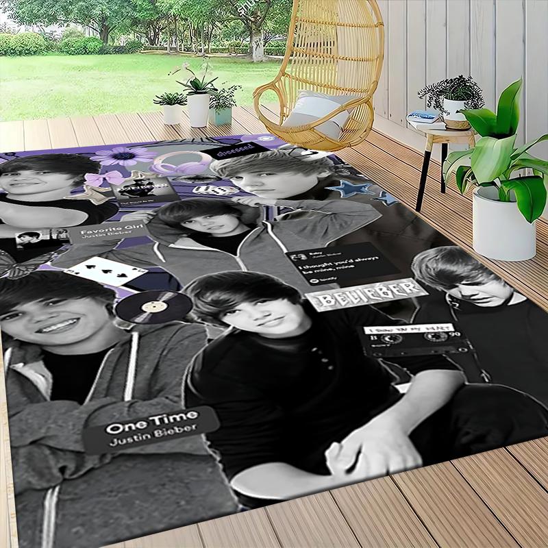 Music Obsession Collage Carpet Rug Soft Washable Anti Slip Home Living Room Sofa Mats Personalized Christmas Rug