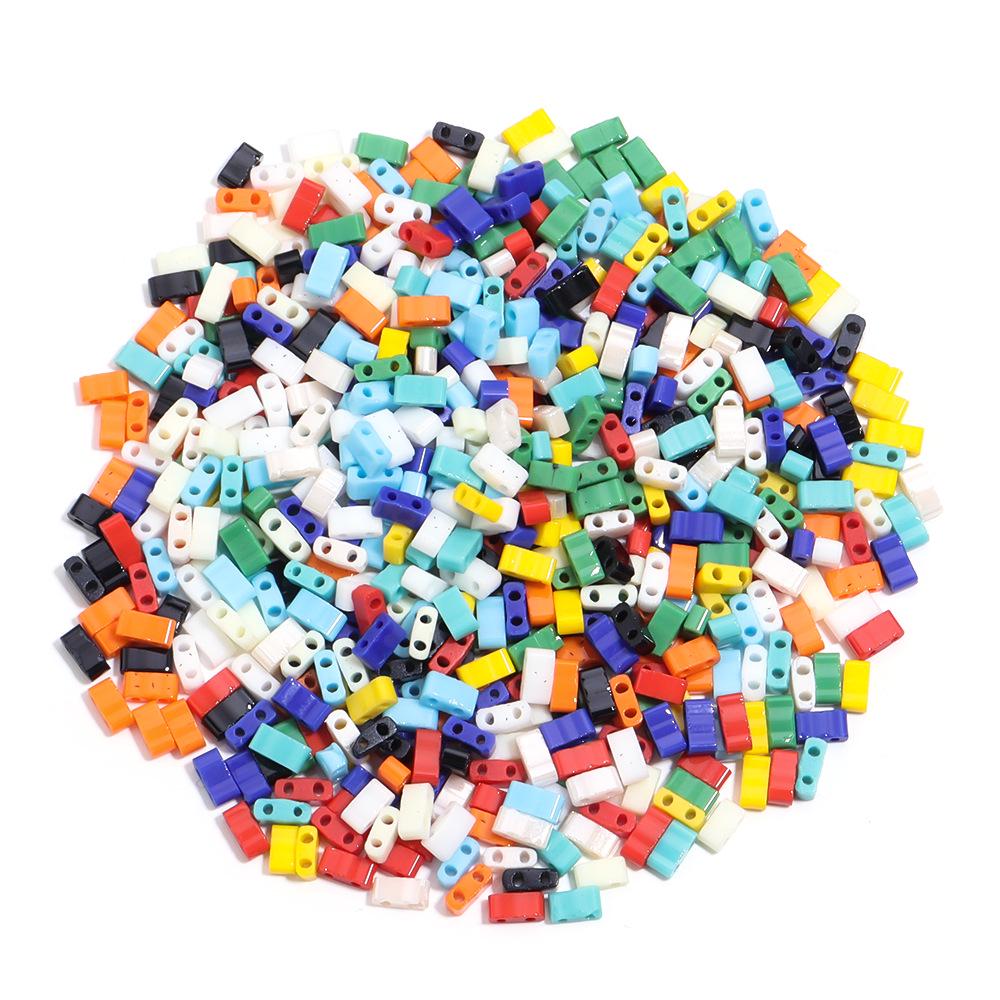 20er-Pack quadratische Kristallglasperlen für DIY-Schmuck