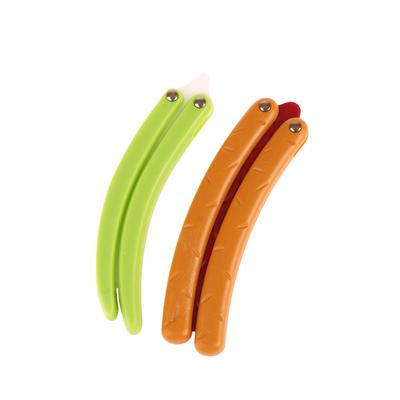 3D-Druck Schwerkraft Hund Butterflymesser Bananenrettichmesser Modell Push Card Decompressionn Spielzeug Studentenpreis