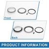 Front Timing Cover Gasket with Crankshaft Oil Seal Kit No.3914385/3935959 Main Seal for Dodge 12V 4BT 6BT 5.9L 1989-1993