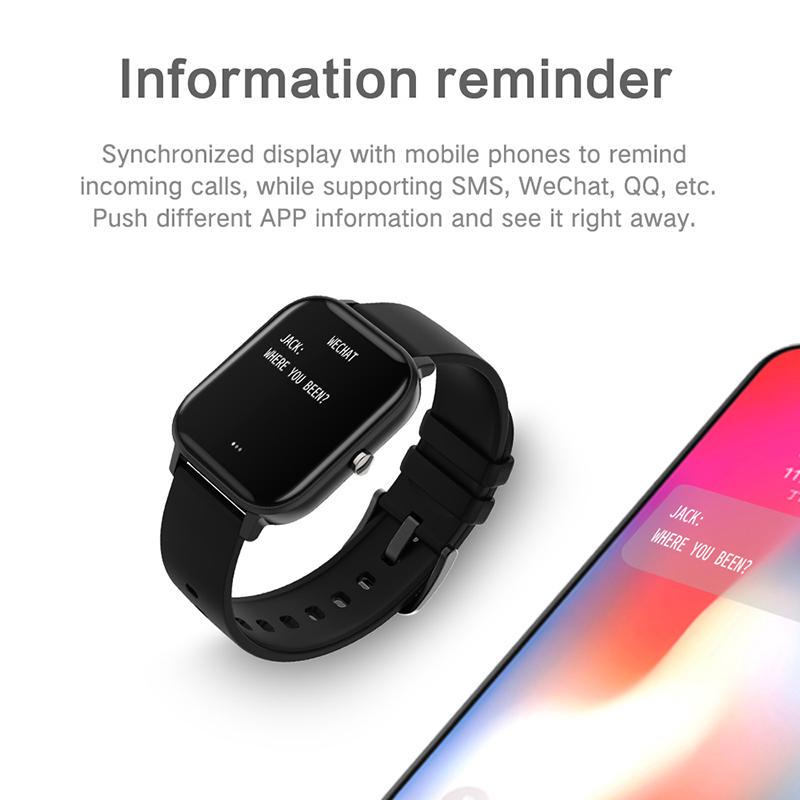 LIGE P8 1.4 inch Smart Watch Men Full Touch Fitness Tracker Blood Pressure  Sports Smart Clock Women Smart watch for Android ios - buy LIGE P8 1.4 inch Smart  Watch Men Full