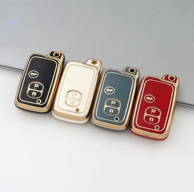 2 3 4 Buttons TPU Car Key Case for Toyota Aqua RAV4 Land Cruiser Camry Prado Corolla Prius Cover Keyless Remote Fob 2013 2014