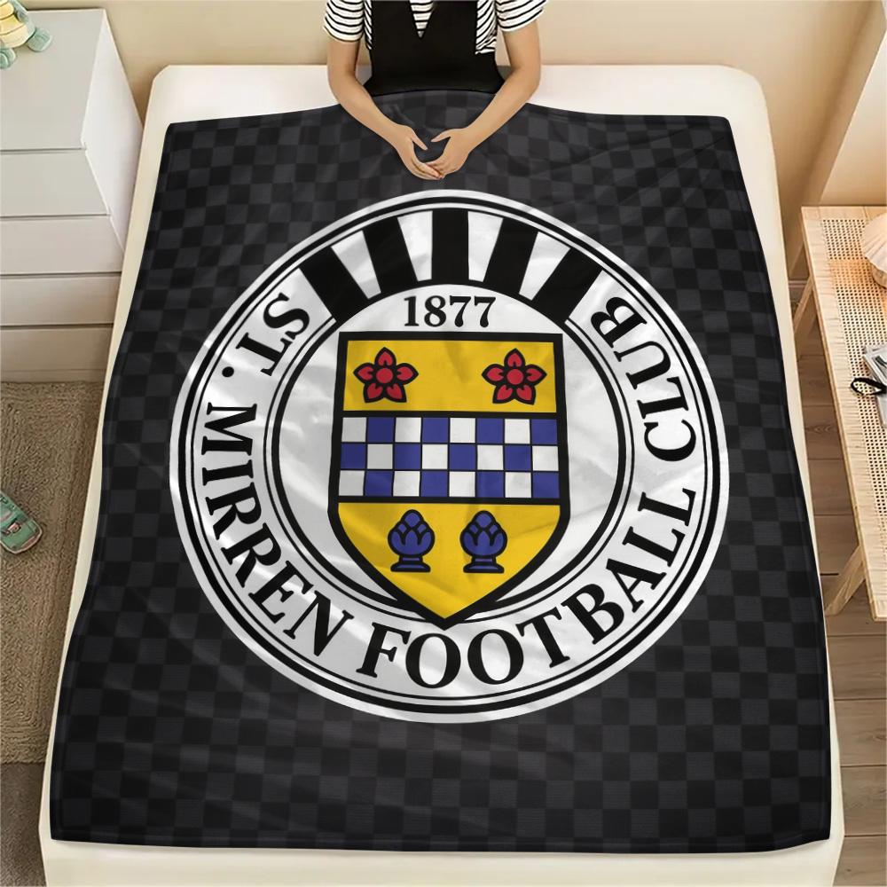 

St Mirren FC Print Flannel Blanket, High quality Comfortable for All Seasons, Home Decor, Warmth and Comfort 80cm x 120cm