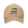 Ayrton Senna Racing Car Baseball Caps Retro Distressed Washed  Sun Cap Unisex Outdoor Summer Adjustable Hats Cap