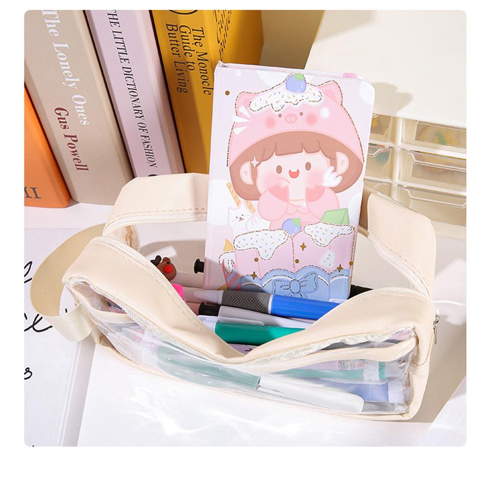 School Case Waterproof Pencil Bag Pen Case Portable Pencil Storage Bags For Students Office School