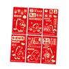 6 Pcs Chinese New Year Red Envelope Lunar New Year of The Horse Envelopes Chinese Traditional Lucky Money Pockets for 2026 Spring Festival