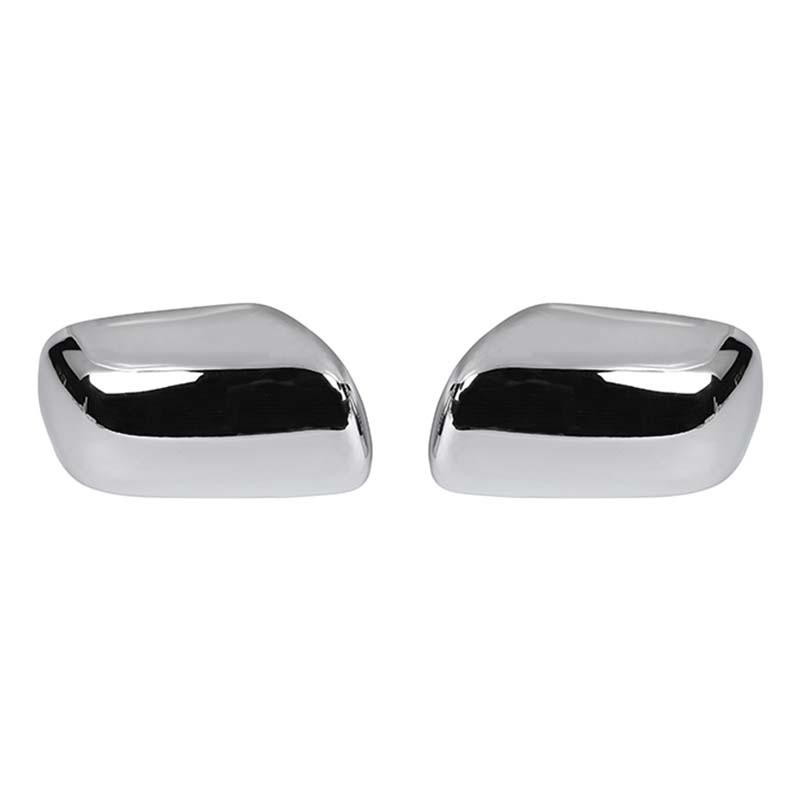 

Декоративная накладка на рамку зеркала заднего вида для Mitsubishi PAJERO 2007-2021, аксессуары для экстерьера автомобиля, АБС-пластик металлик серебряный