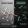 Green Luminous Watch Hands Glow in Dark Watch Accessories Self Luminous Watch Hands Logbook Needle for NH35/NH36/4R/7S Movement