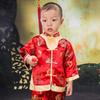 Costum Tang pentru copii: Ținută de spectacol Dragon Roșu și Phoenix
