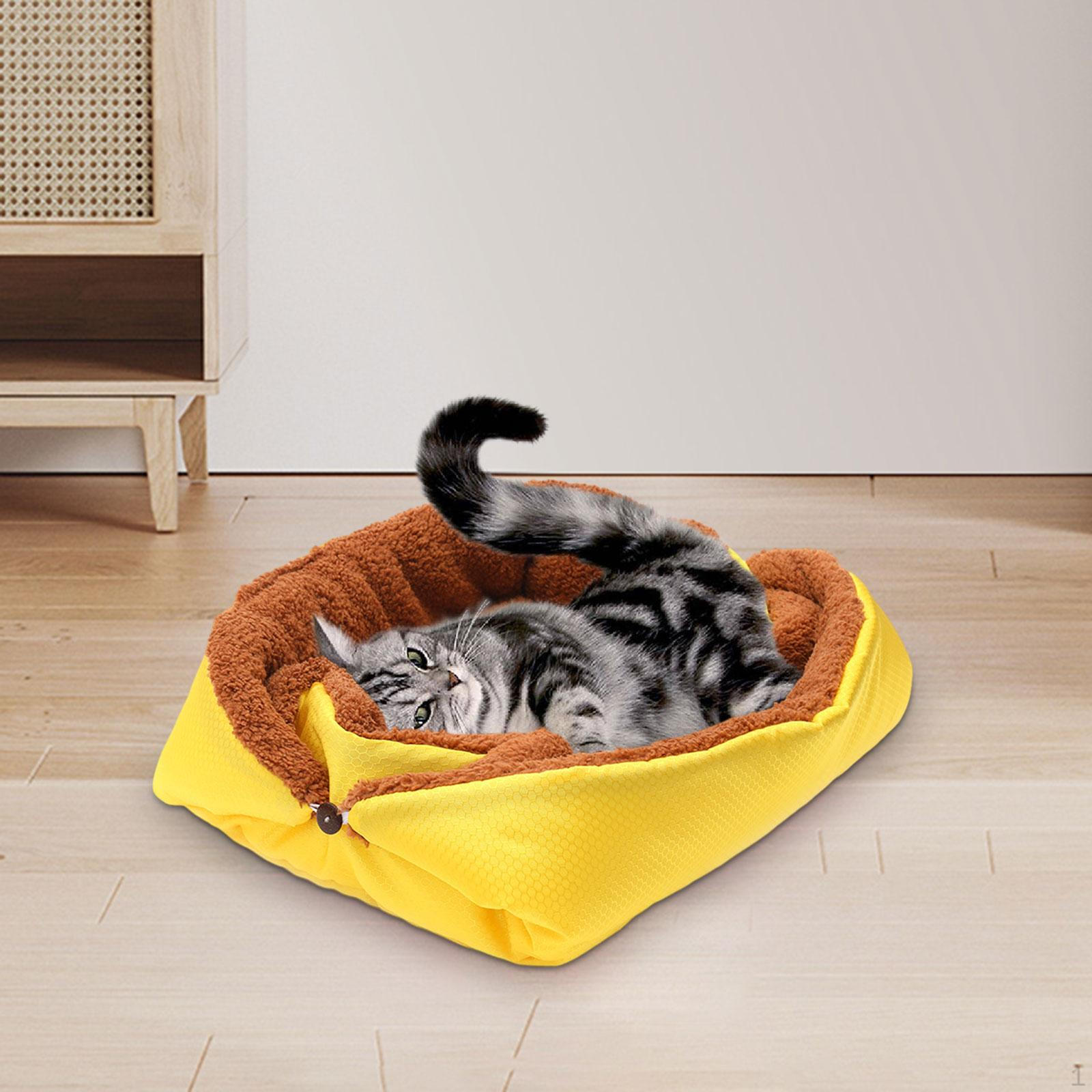 

Рай для мелких домашних животных — роскошное убежище в помещении жёлтый