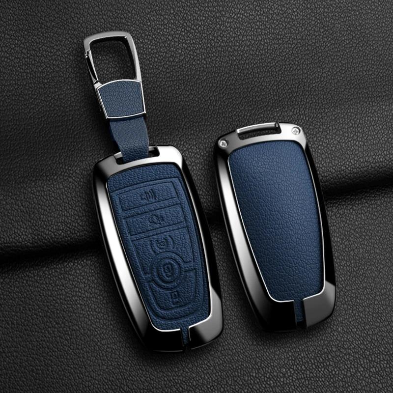 Neuer 2026 Autoaufkleber 2025 Heißes Legierungs-Stil Auto Schlüsselanhänger Hülle Schale Für Ford Maverick Focus Edge Explorer Expedition Everest Fusi