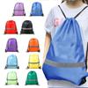 New Ruched Nylon Drawstring Backpacks Canves Sports Fitness Shoulder Bags Large Capacity Students School Bag