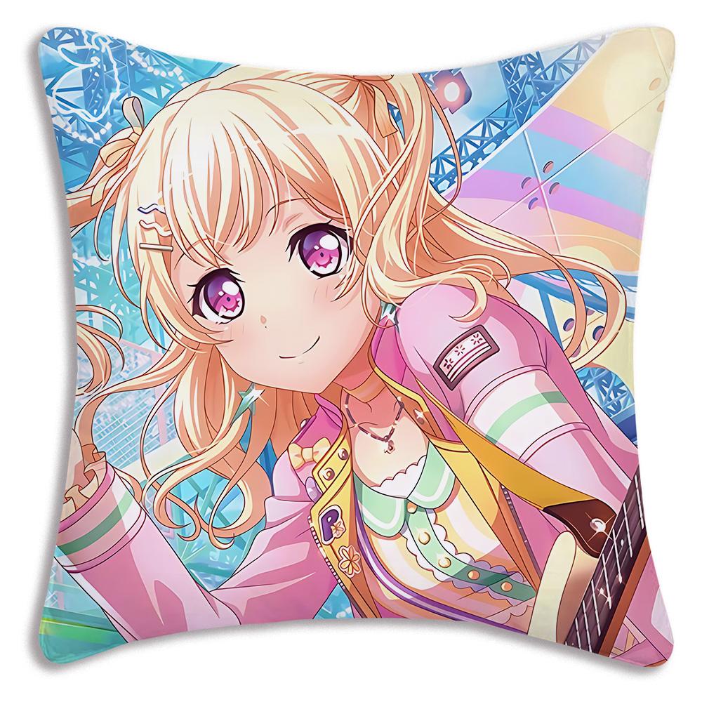Pillow B-BangS Anime D-DreamS Covers Cartoon Sofa Decorative Home Double-sided Printing Short Plush Cute Cushion Cover
