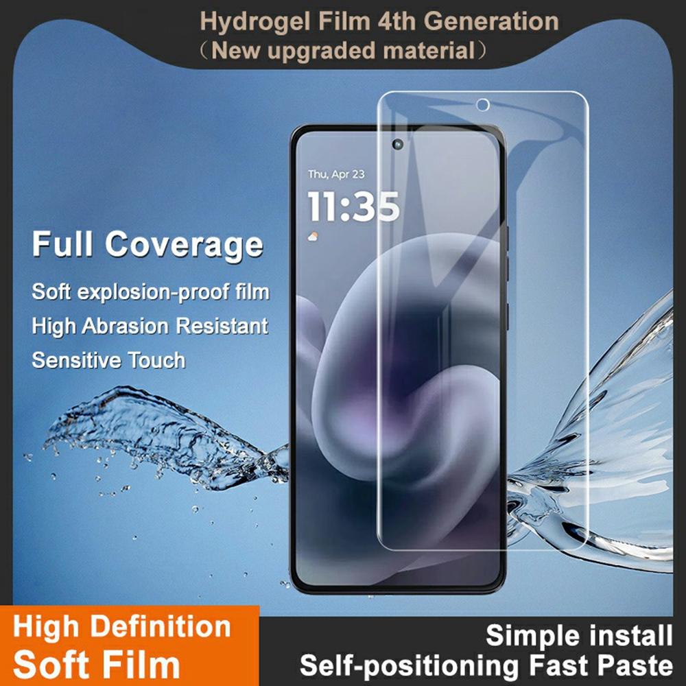 IMAK Hydrogel Film 4th For Motorola Moto G86 5G/G86 Power 5G Screen Protector Ultra Clear Soft TPU Film (Fingerprint Unlock)