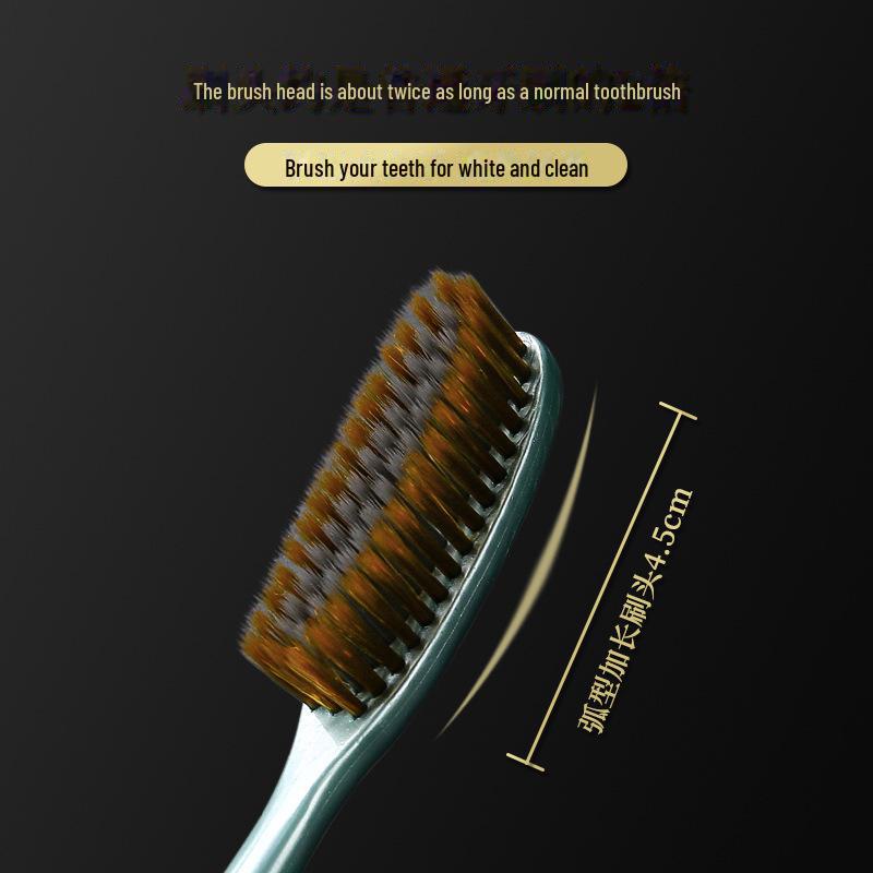 Efficient U-shaped Soft-Bristle Toothbrush, Long-Head Design, Packaged Individually, Ideal for Dropshipping