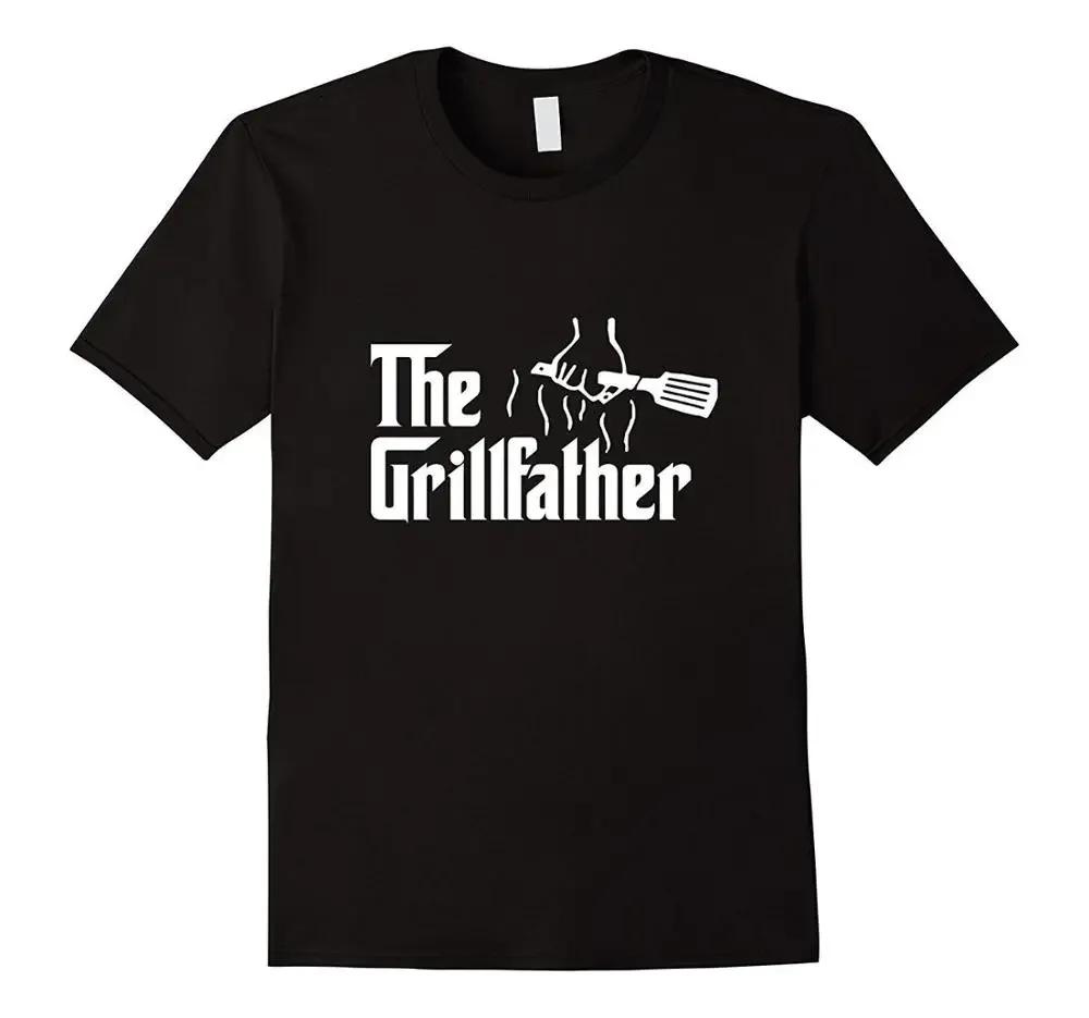 Fashion The Grillfather Barbeque And Grilling TShirt 100 Cotton ONeck Summer Short Sleeve Casual Unisexs Tshirt Size S3XL S