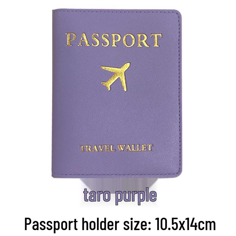 Set med bagagetagg och passhållare för gränsövergångar med passfodral