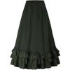 Retro Gothic Victorian Style Women's Dress with Renaissance Mini Skirt