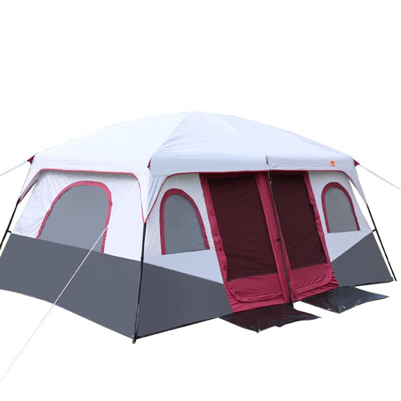 OEING Outdoor 2-Room 1-Hall Camping Tent 8+ Person