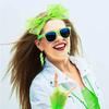 Halloween 80s Fancy Party Costume Set Lace Headband Neon Earrings Fingerless Fishnet Gloves Accessories Women Clothing Typical