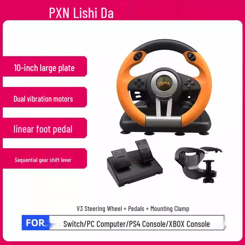 V3Pro 8PXN Spiel-Lenkrad für Mario Kart 8 Rennsimulator (Schalter)