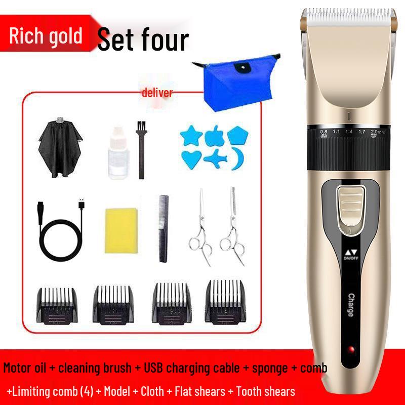 Professional Electric Hair Clipper for Salon & Home Use – Ideal for Bald and Oil Head Styles, Men's Grooming Tool