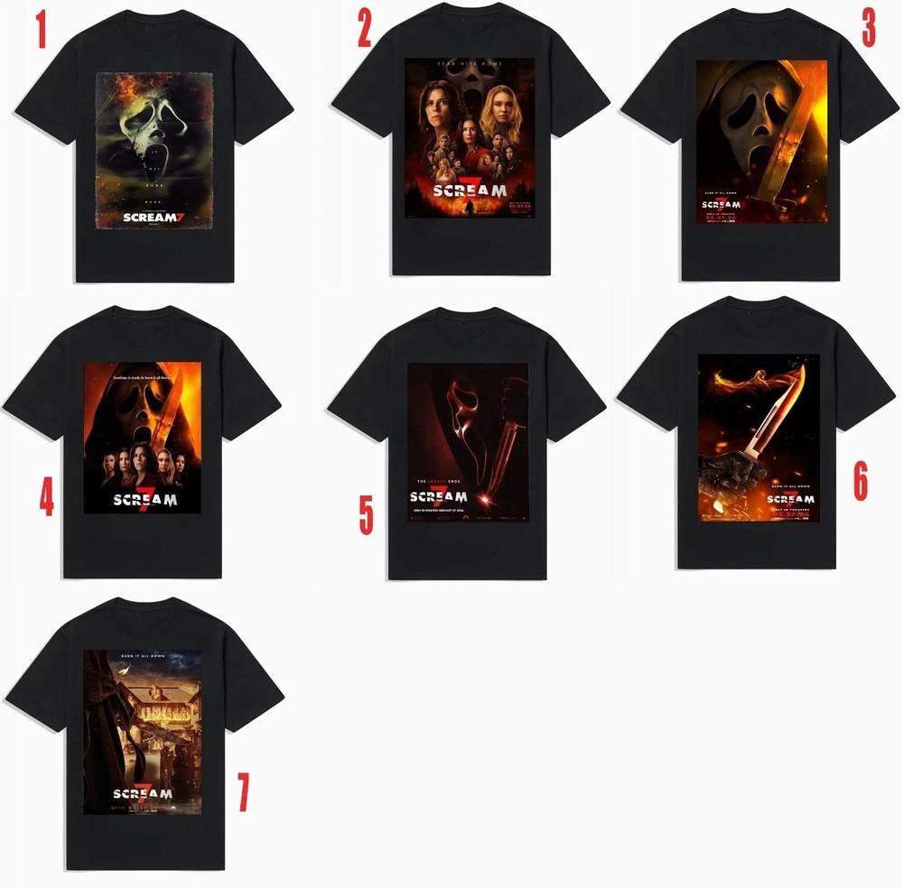 

SALE Scream 7 Movie – 2026 Horror Film T-Shirt Gif For Fan S-5XL Unisex T-Shirt XL