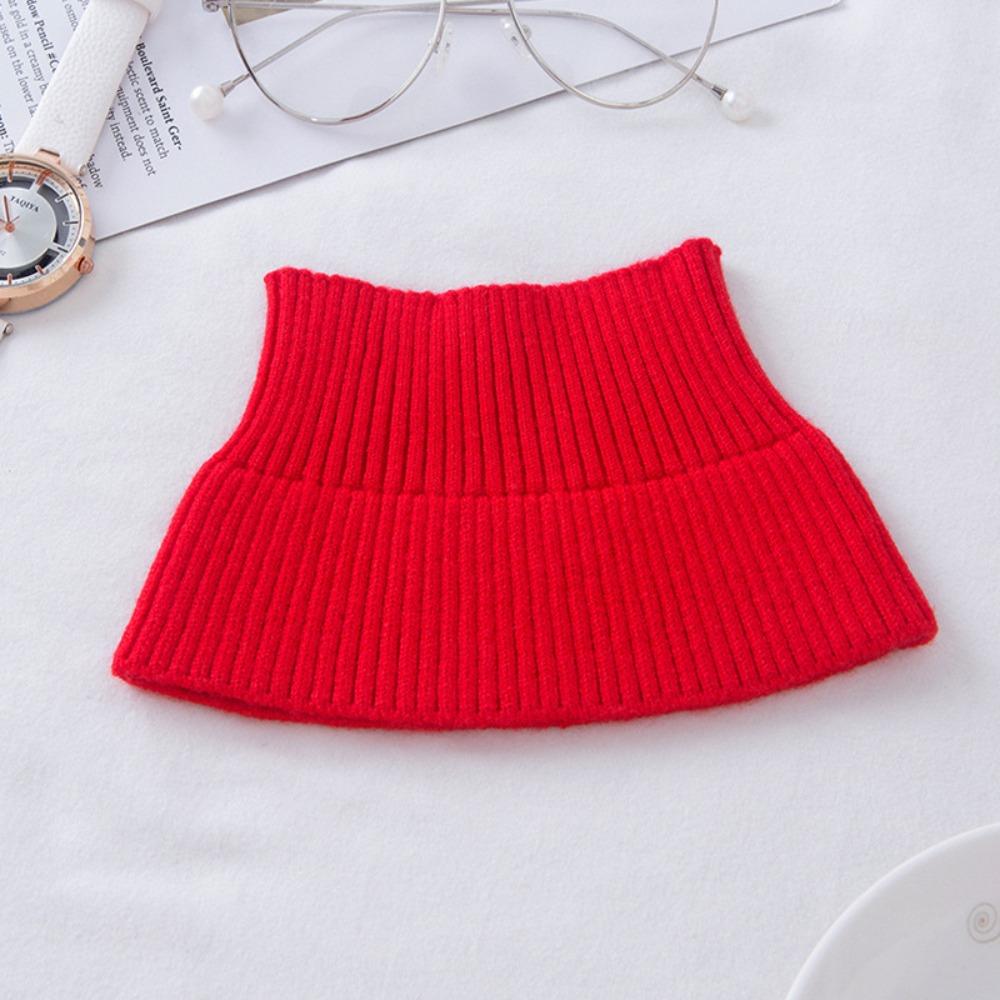 Thicken Fake Collar Neck Protection Knitted Fake Collar Fashion Sweater Collar  Women