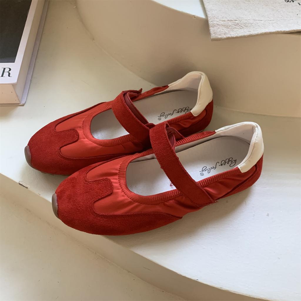 Fashion Bailamos 2025 Autumn New Brand Women Flat Shoes Fashion Round Toe Slip On Ladies Elegant Loafer Shoes Soft Flat Heel Boat Shoes