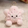 Kids Orange Bread Carrot Fruit Plush Keychain With Portable Decoration Size