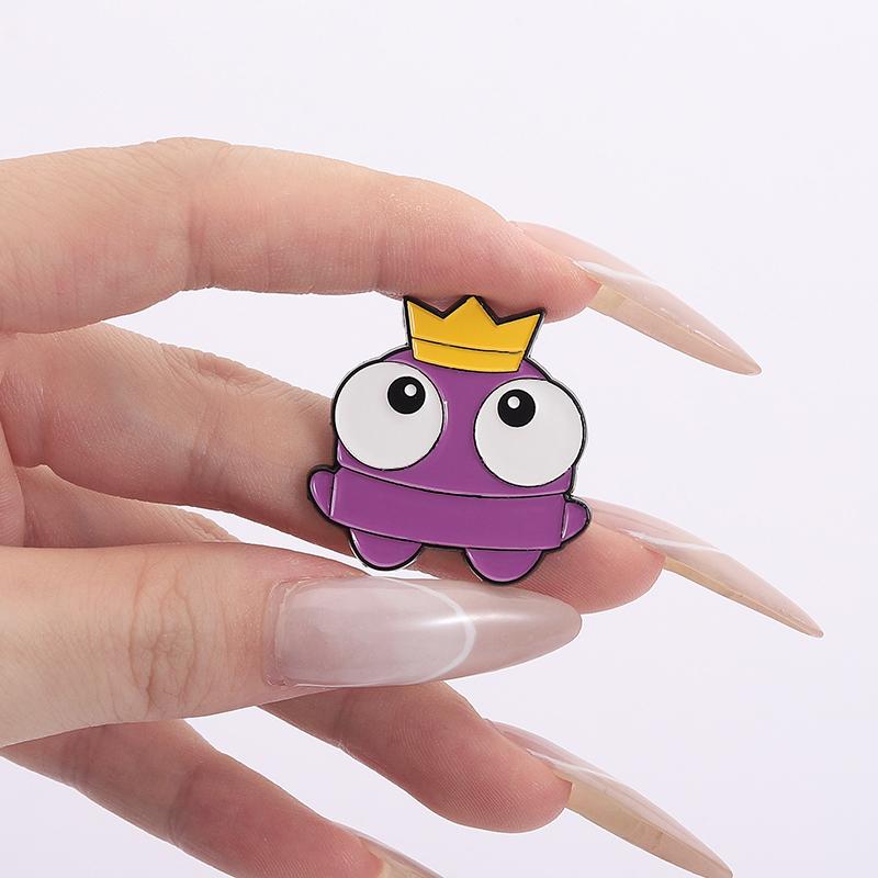 Cartoon Anime Dolls Enamel Pins Custom HaHaHa Brooches Lapel Badges Clothes Funny Jewelry Gift for Kids Friends