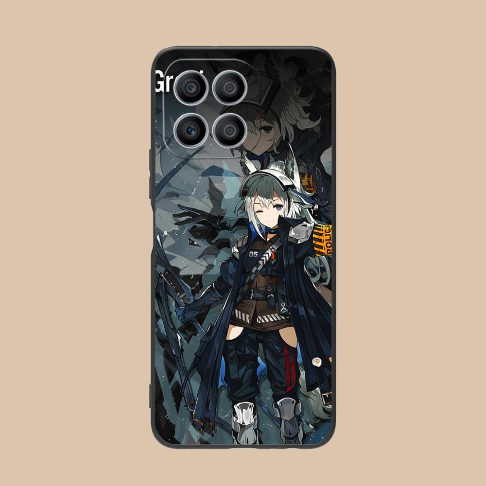 Arknights Grani Matte TPU Mobile Phone Case for Honor 90 80 70 60 50 30 20 10 9 8 7 Pro S SE Lite 5G Colorful Printing Cover