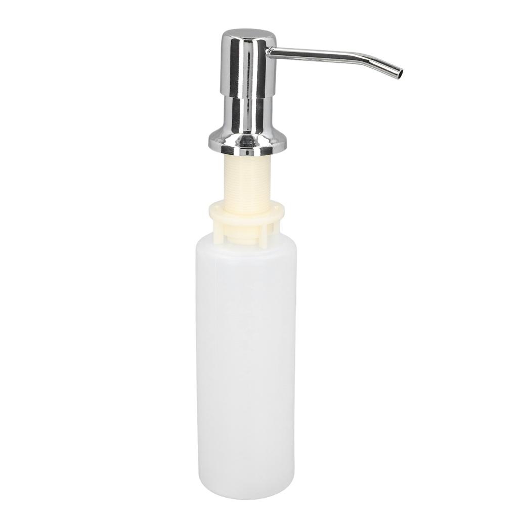 300ml Sink Soap Dispenser Lotion Pump Dispenser 304 Stainless Steel Lotion Dispenser for Kitchen