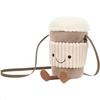 Jellycat Fun Items Series Coffee Tumbler Crossbody Bag Doll Plush Doll 22cm Tall